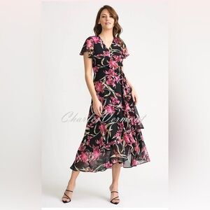 Joseph Ribkoff Floral Wrap Dress Size 10